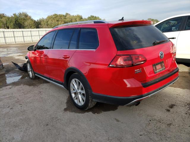 Изображение 2 2017 VOLKSWAGEN GOLF ALLTRACK S 2017 с VIN 3VWH17AU3HM525862