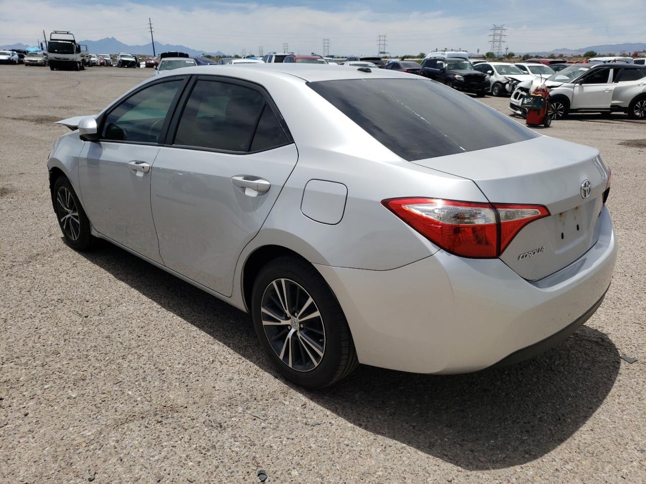 Image 2 of 2016 TOYOTA COROLLA L 2016 with VIN 2T1BURHE3GC719762