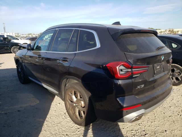 Obraz 2 z 2022 BMW X3 SDRIVE30I 2022 z VIN 5UX43DP09N9L73142