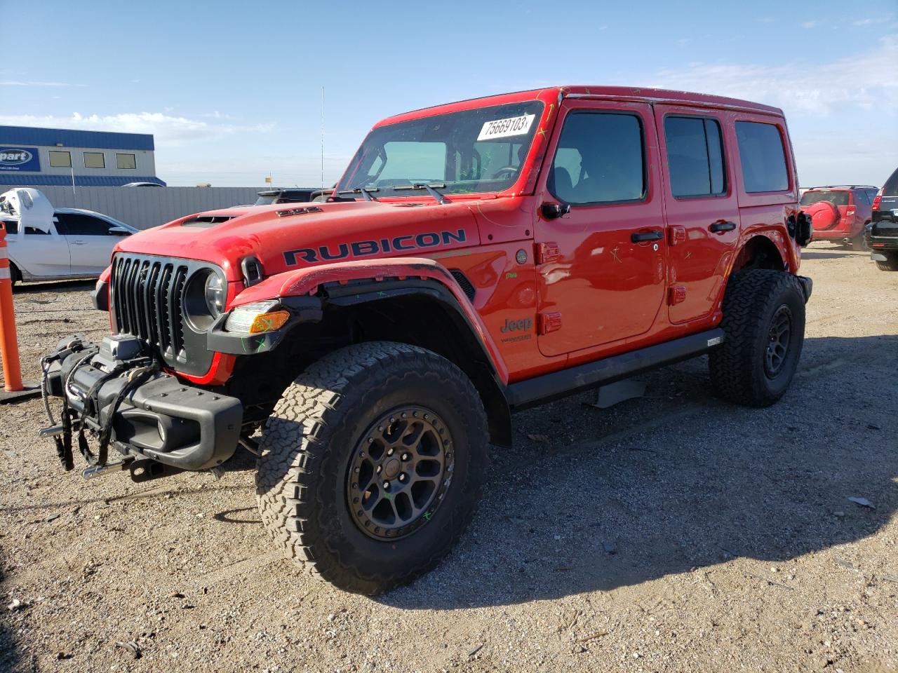 Image 1 of 2021 JEEP WRANGLER UNLIMITED RUBICON 392 2021 with VIN 1C4JJXSJ1MW805475