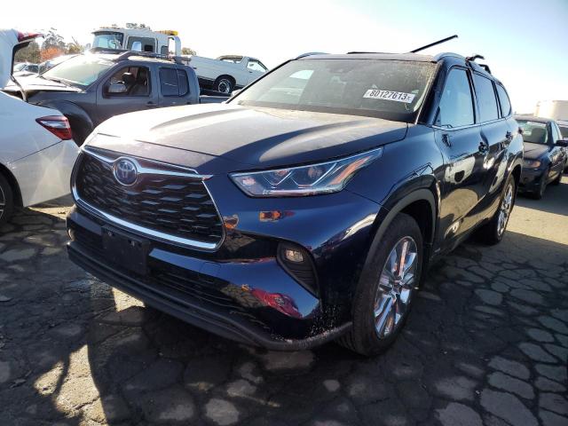 Image 1 of 2021 TOYOTA HIGHLANDER HYBRID LIMITED 2021 with VIN 5TDDBRCH2MS015197