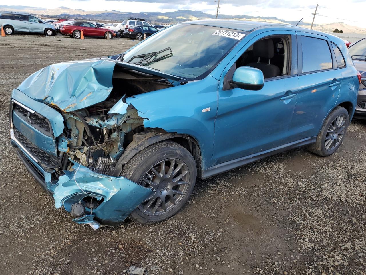 Image 1 of 2013 MITSUBISHI OUTLANDER SPORT ES 2013 with VIN 4A4AR3AU0DE019100