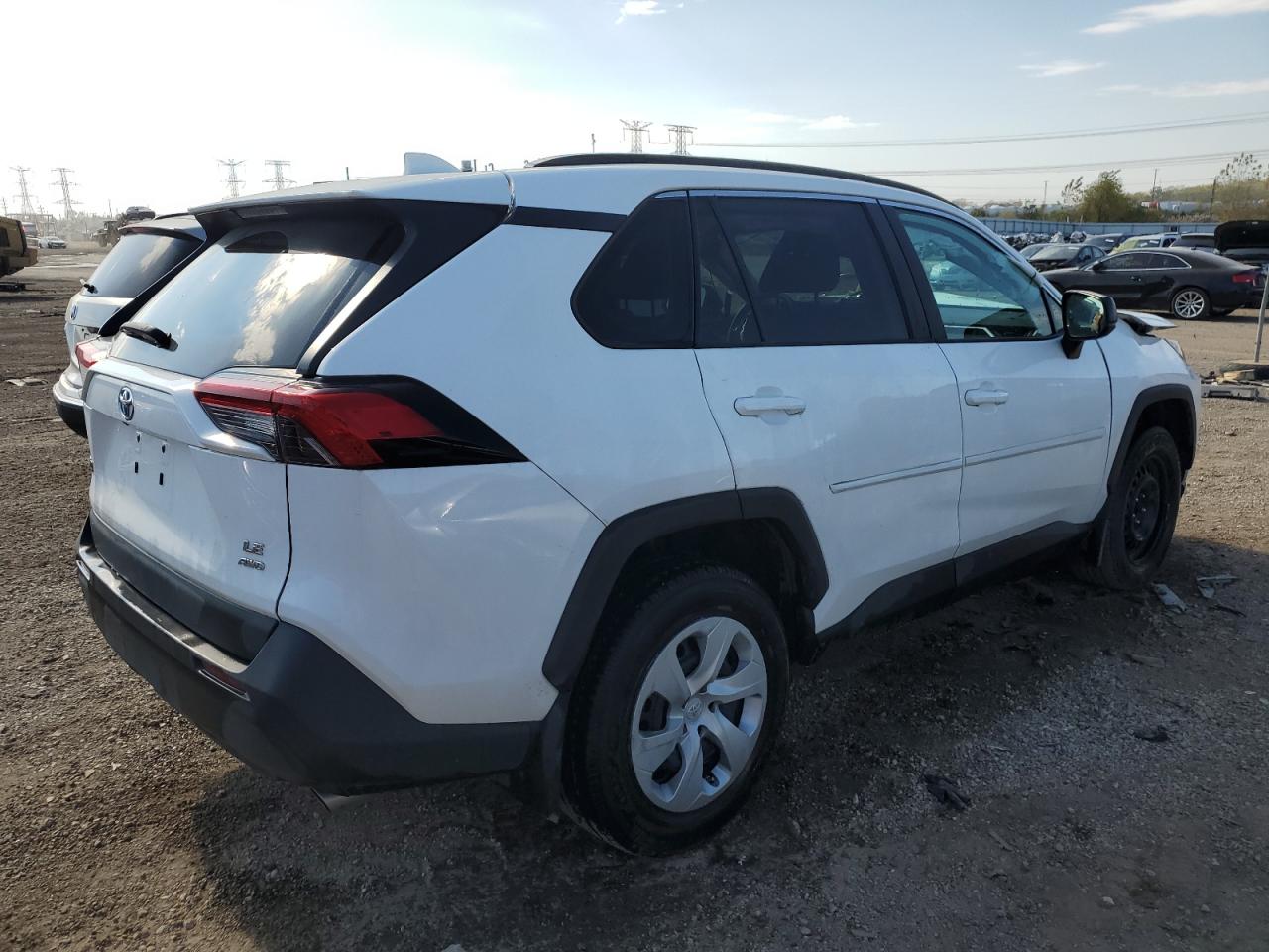 Image 3 of 2020 TOYOTA RAV4 LE 2020 with VIN 2T3F1RFV2LC123816