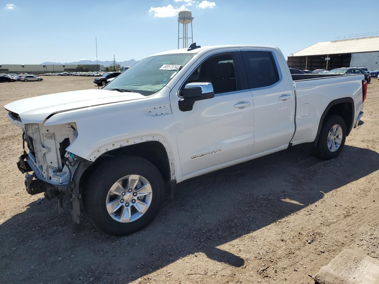 Image 1 of 2021 GMC SIERRA C1500 SLE 2021 with VIN 1GTR8BED3MZ371811