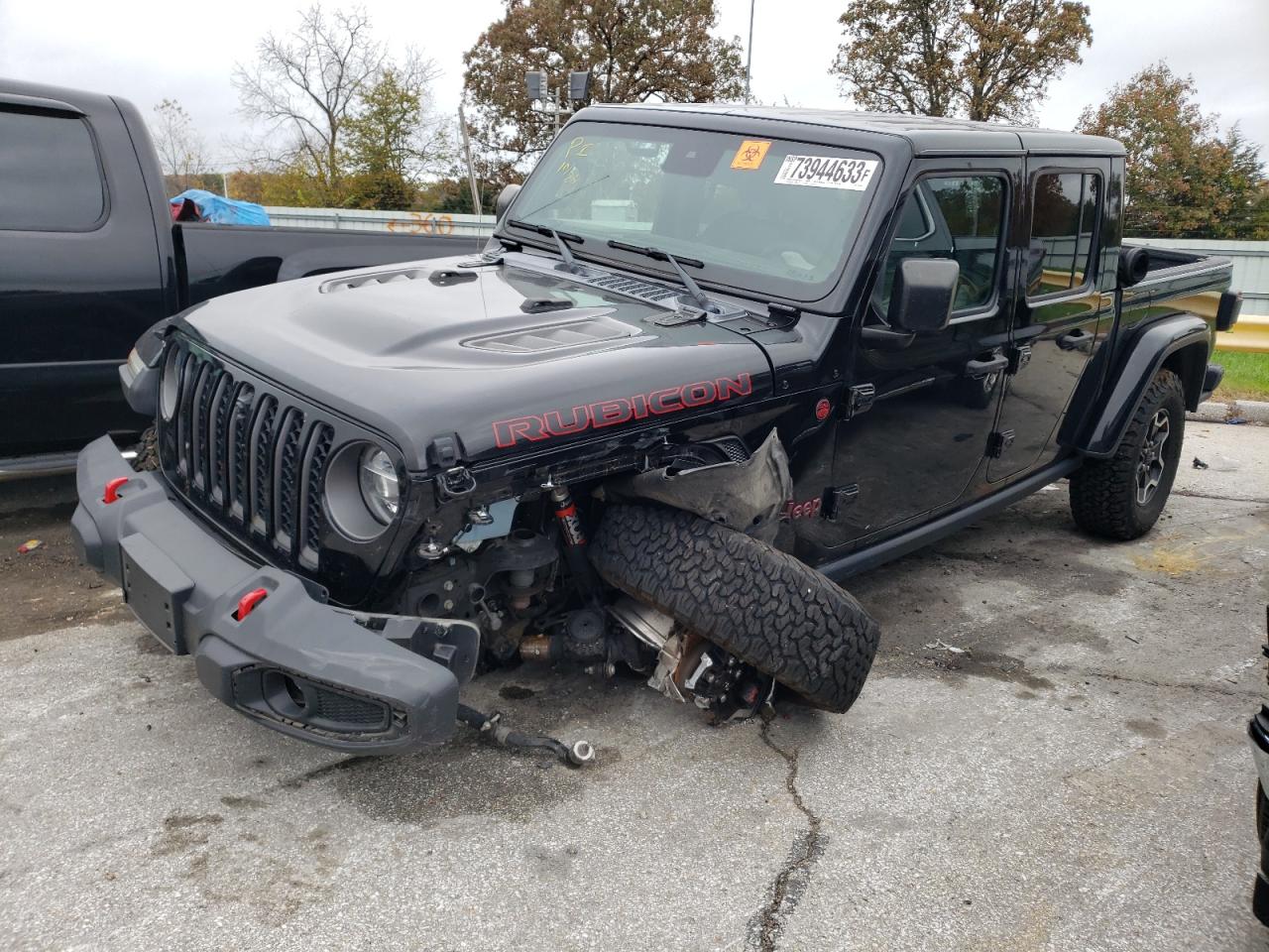 Image 1 of 2020 JEEP GLADIATOR RUBICON 2020 with VIN 1C6JJTBG5LL116740