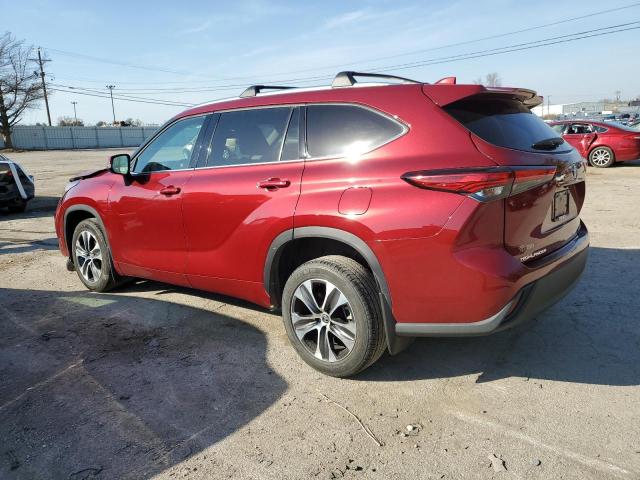 Изображение 2 2020 TOYOTA HIGHLANDER XLE 2020 с VIN 5TDGZRBH0LS515450