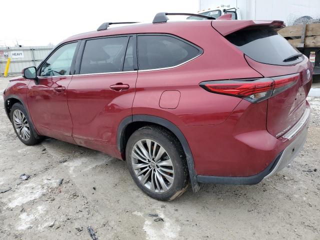 Image 2 of 2021 TOYOTA HIGHLANDER PLATINUM 2021 with VIN 5TDFZRBH0MS080264