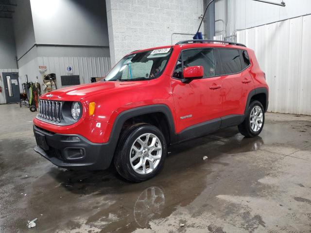 Image 1 of 2016 JEEP RENEGADE LATITUDE 2016 with VIN ZACCJBBT4GPD54945