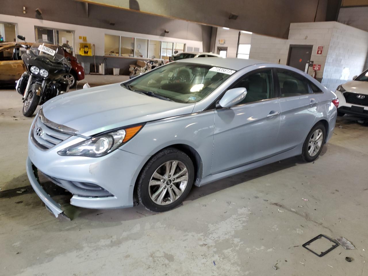 Image 1 of 2014 HYUNDAI SONATA GLS 2014 with VIN 5NPEB4AC0EH931382