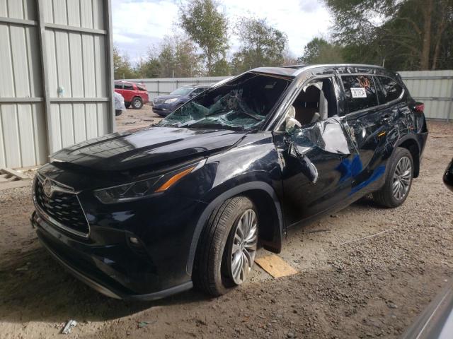 Image 1 of 2021 TOYOTA HIGHLANDER PLATINUM 2021 with VIN 5TDFZRBH9MS094762