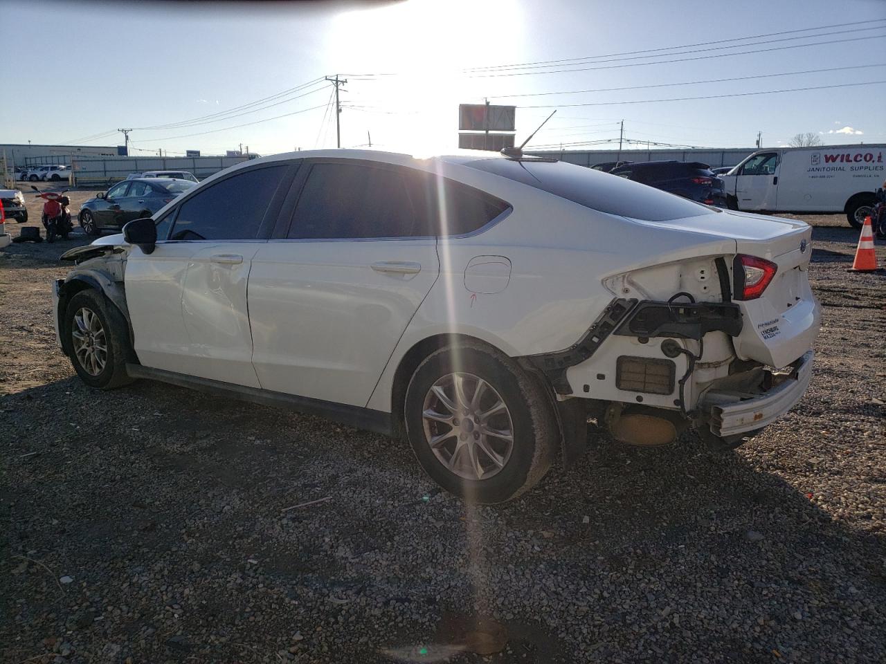 Image 2 of 2015 FORD FUSION S 2015 with VIN 3FA6P0G73FR167606