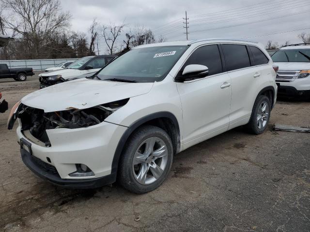Image 1 of 2015 TOYOTA HIGHLANDER LIMITED 2015 with VIN 5TDYKRFH6FS038790