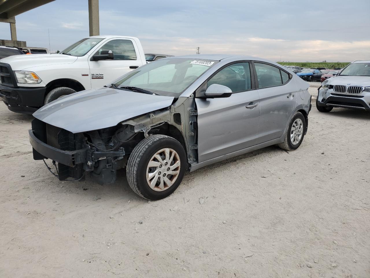 Image 1 of 2017 HYUNDAI ELANTRA SE 2017 with VIN 5NPD74LF4HH111802