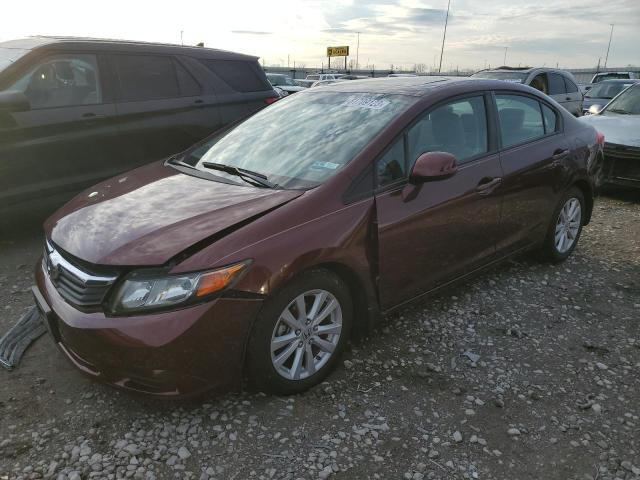 Image 1 of 2012 HONDA CIVIC EX 2012 with VIN 19XFB2F85CE085832