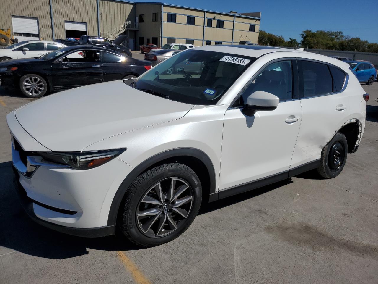 Image 1 of 2018 MAZDA CX-5 GRAND TOURING 2018 with VIN JM3KFADM0J1348765