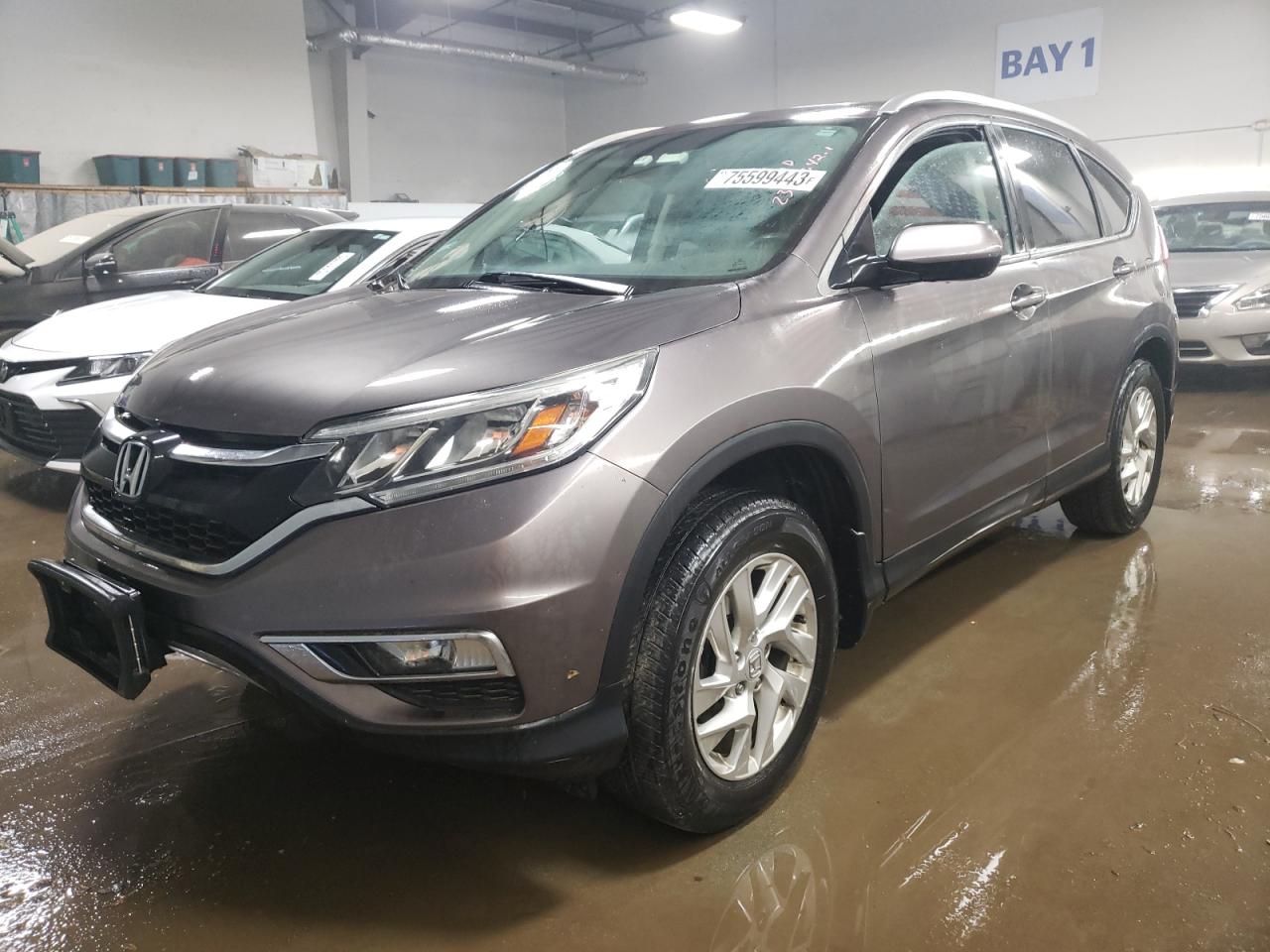 Изображение 1 2015 HONDA CR-V EXL 2015 с VIN 5J6RM4H71FL025429