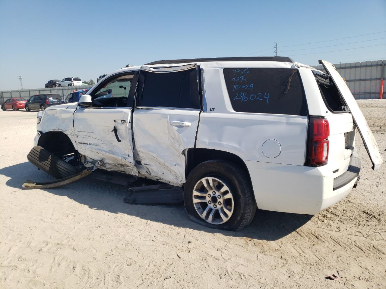 Image 2 of 2020 CHEVROLET TAHOE K1500 LT 2020 with VIN 1GNSKBKC7LR246024