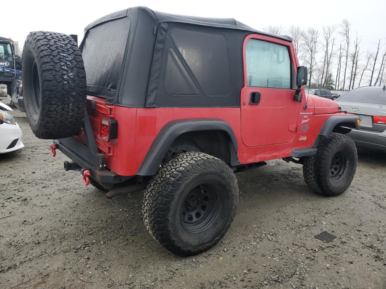 Image 3 of 2001 JEEP WRANGLER / TJ SPORT 2001 with VIN 1J4FA49S81P335352
