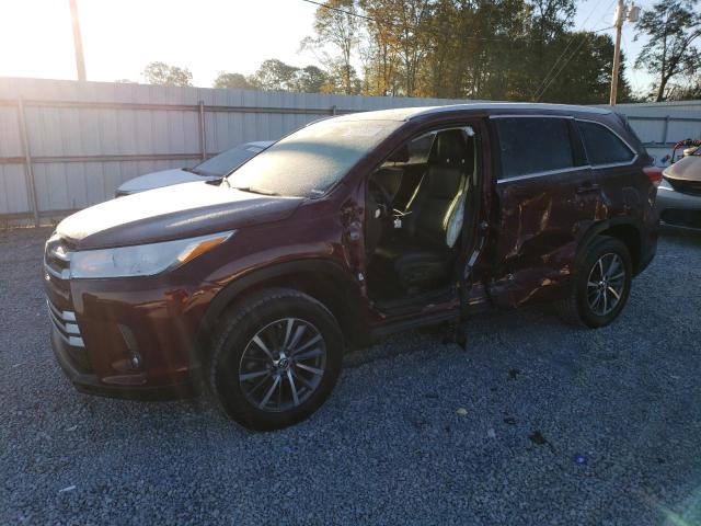 Image 1 of 2018 TOYOTA HIGHLANDER SE 2018 with VIN 5TDKZRFH4JS277832