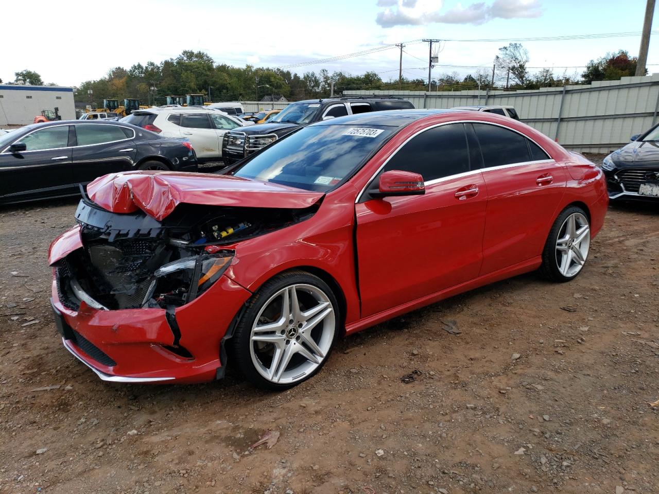 Image 1 of 2019 MERCEDES-BENZ CLA 250 4MATIC 2019 with VIN WDDSJ4GB7KN767215