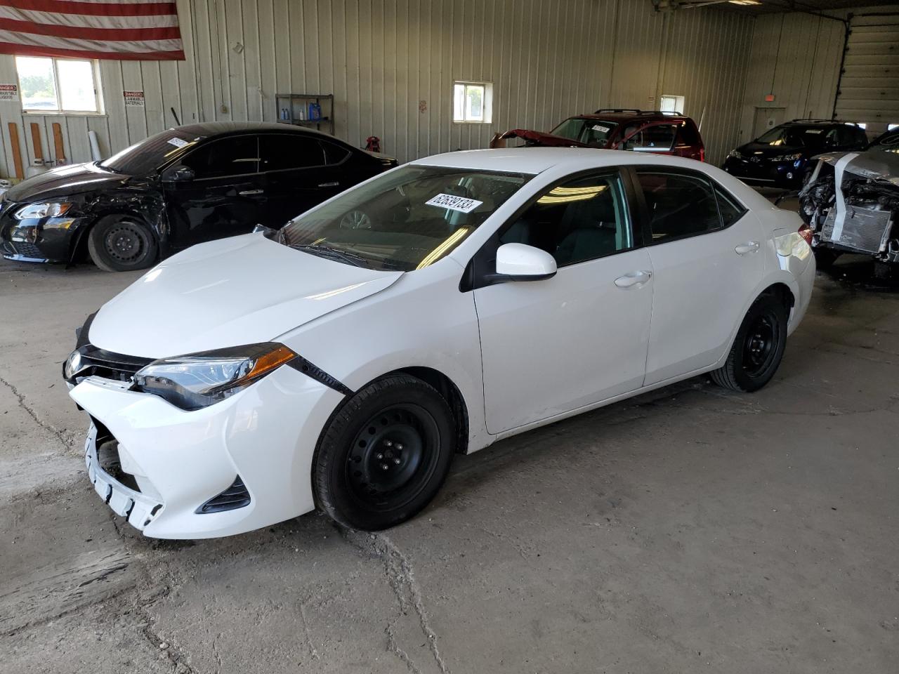 Image 1 of 2019 TOYOTA COROLLA L 2019 with VIN 2T1BURHE7KC235537