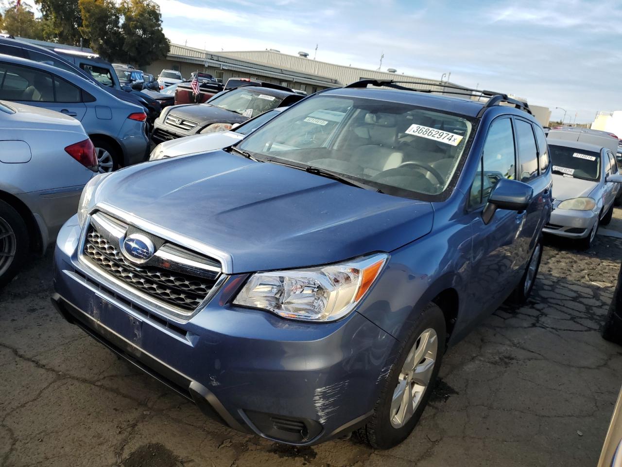 Image 1 of 2015 SUBARU FORESTER 2.5I PREMIUM 2015 with VIN JF2SJADC3FH450396