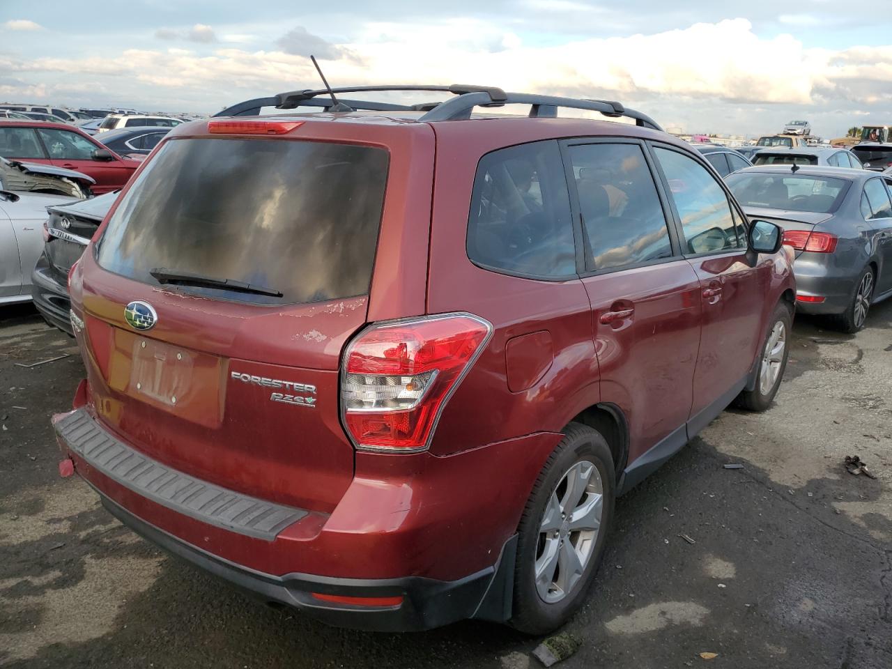 Image 3 of 2014 SUBARU FORESTER 2.5I PREMIUM 2014 with VIN JF2SJAEC5EH452776