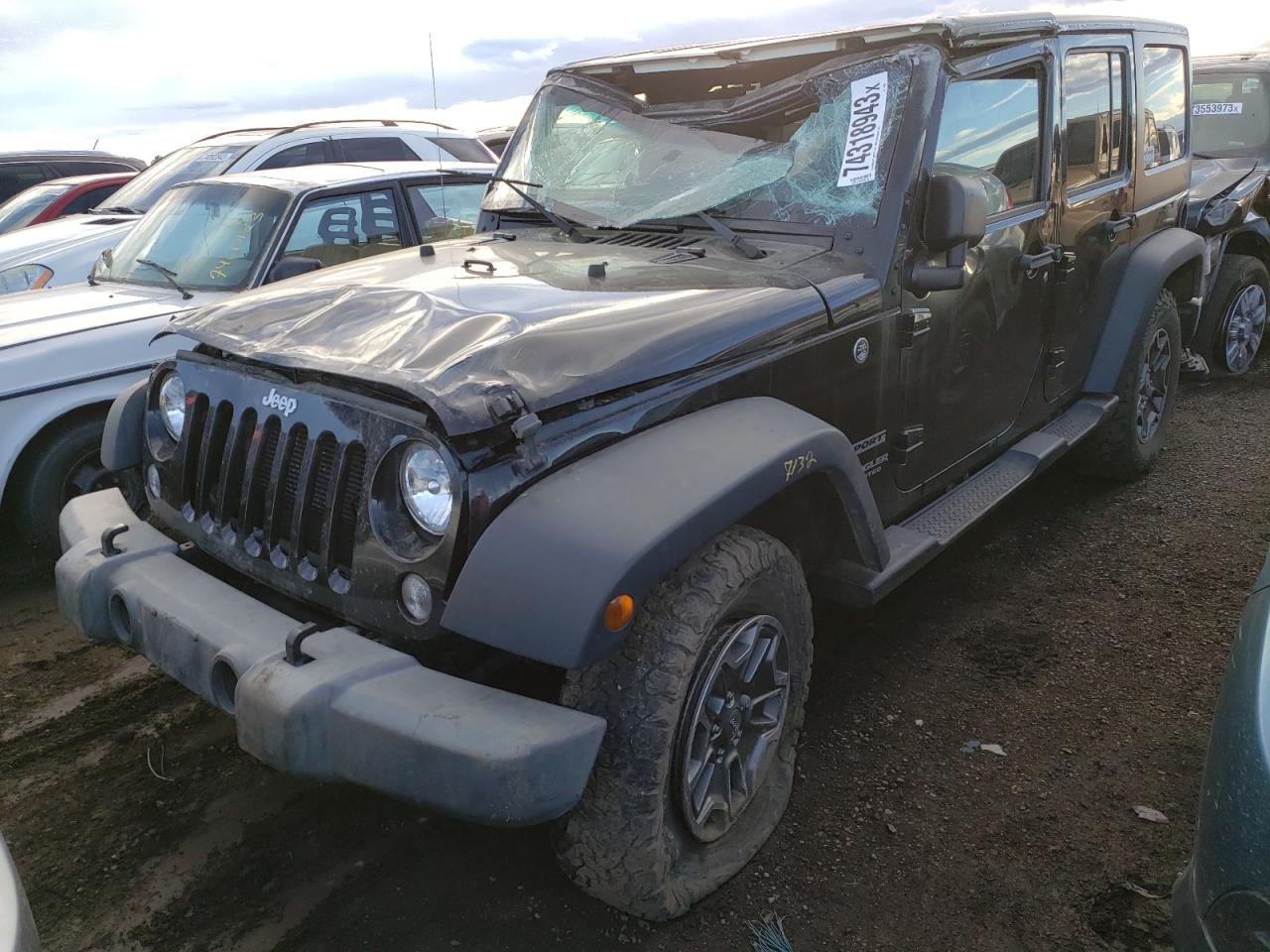 Image 1 of 2017 JEEP WRANGLER UNLIMITED SPORT 2017 with VIN 1C4BJWDG5HL748592