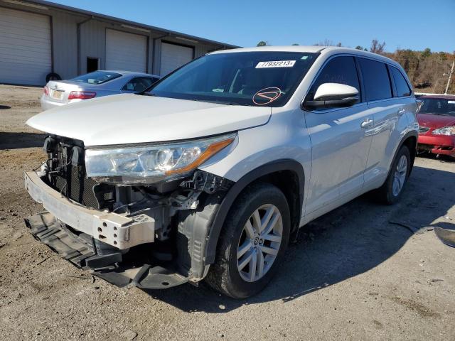 Изображение 1 2016 TOYOTA HIGHLANDER LE 2016 с VIN 5TDZARFH1GS018911
