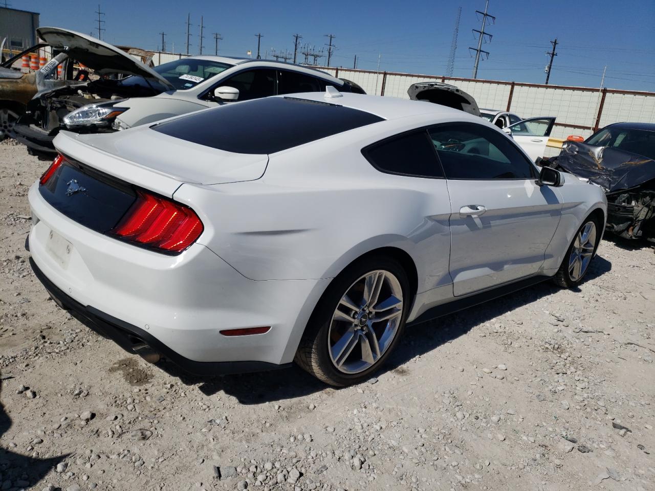 Image 3 of 2021 FORD MUSTANG  2021 with VIN 1FA6P8TH1M5150168