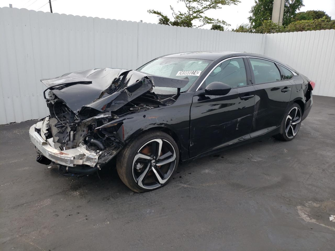 Image 1 of 2022 HONDA ACCORD SPORT 2022 with VIN 1HGCV1F30NA103220