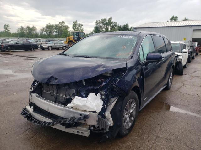 Изображение 2 2021 TOYOTA SIENNA XLE 2021 с VIN 5TDYRKEC6MS043350