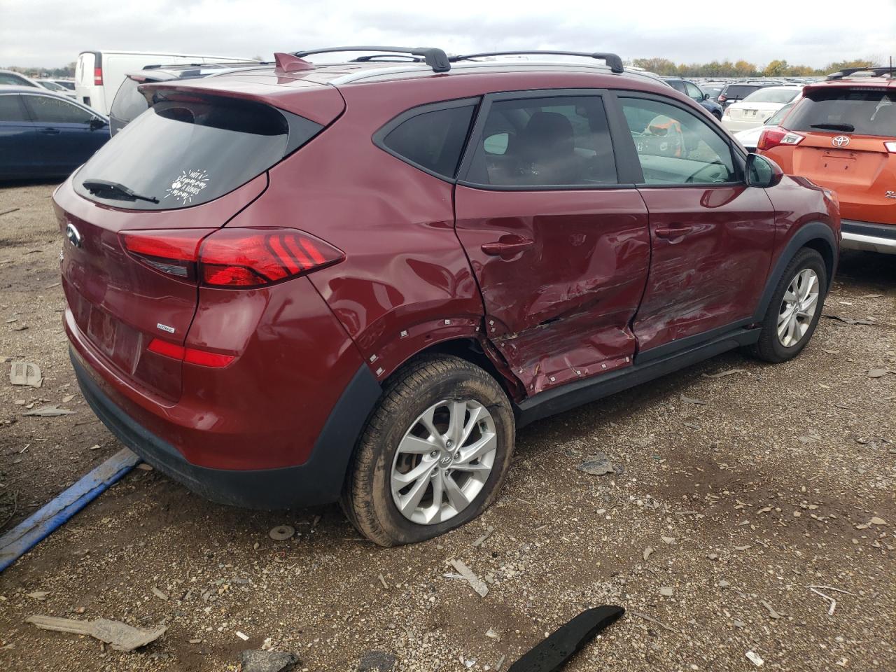 Image 3 of 2020 HYUNDAI TUCSON LIMITED 2020 with VIN KM8J3CA44LU226694