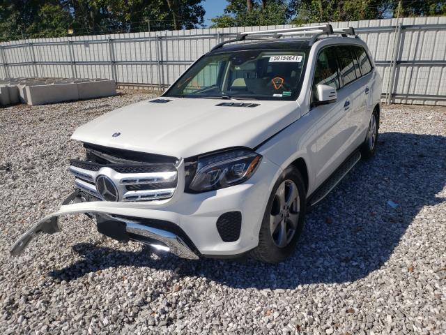 Image 2 of 2017 MERCEDES-BENZ GLS 450 4MATIC 2017 with VIN 4JGDF6EE0HA894882