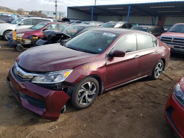 Image 1 of 2017 HONDA ACCORD LX 2017 with VIN 1HGCR2F38HA282847