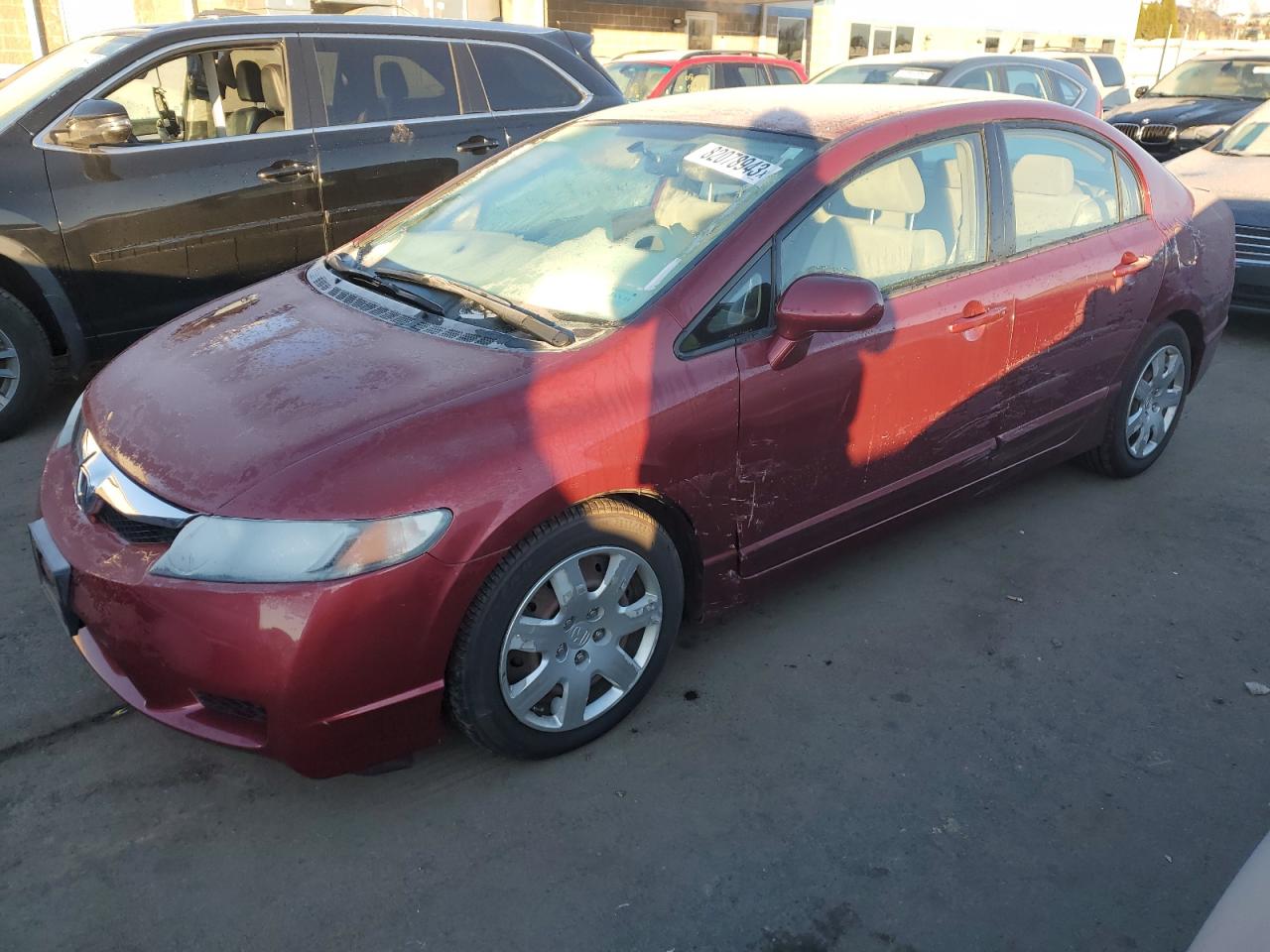 Image 1 of 2010 HONDA CIVIC LX 2010 with VIN 2HGFA1F5XAH534654