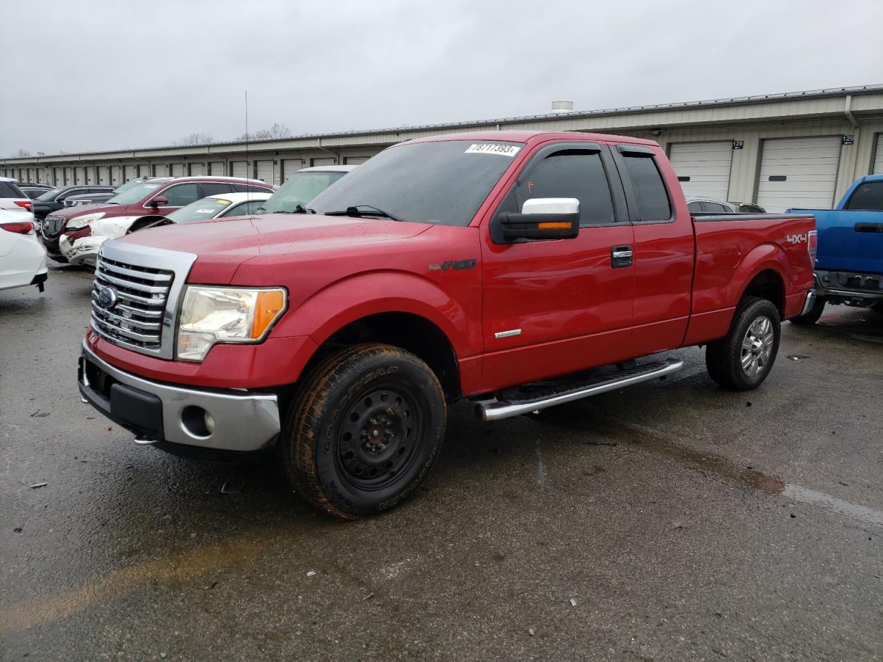 Image 1 of 2012 FORD F150 SUPER CAB 2012 with VIN 1FTFX1ET2CFC74204