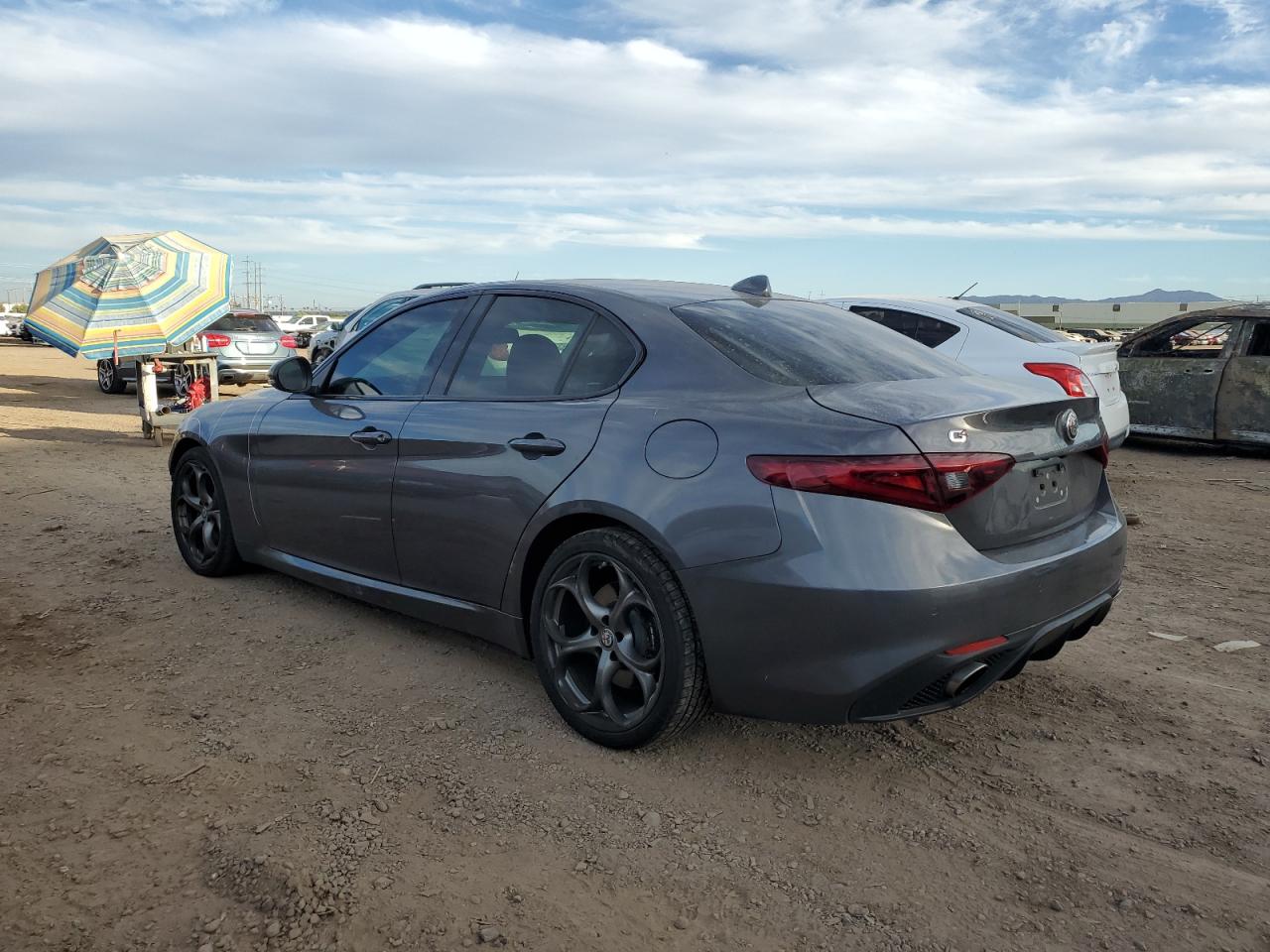 Image 2 of 2018 ALFA ROMEO GIULIA TI Q4 2018 with VIN ZARFAEENXJ7580879