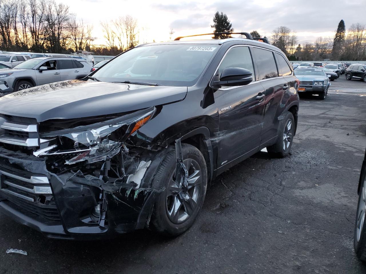 Image 1 of 2019 TOYOTA HIGHLANDER HYBRID LIMITED 2019 with VIN 5TDDGRFH8KS066603