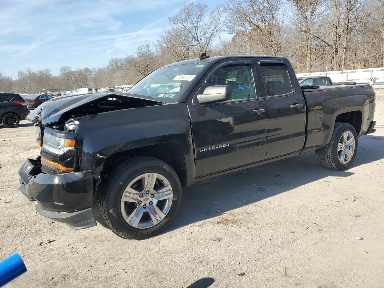 Image 1 of 2018 CHEVROLET SILVERADO K1500 CUSTOM 2018 with VIN 1GCVKPEC5JZ172646