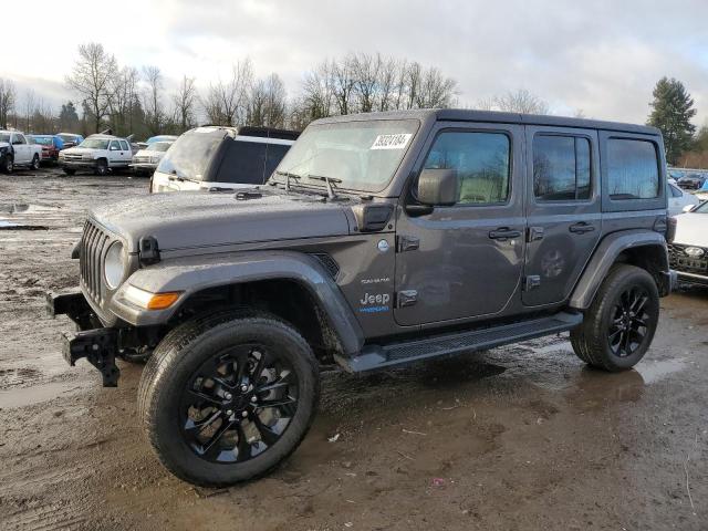 Image 1 of 2021 JEEP WRANGLER UNLIMITED SAHARA 4XE 2021 with VIN 1C4JJXP65MW727934