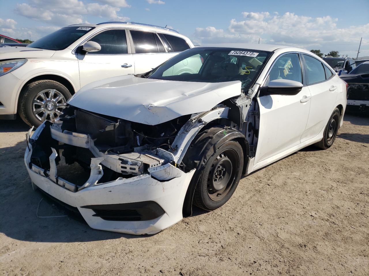 Image 1 of 2018 HONDA CIVIC LX 2018 with VIN 19XFC2F52JE000753