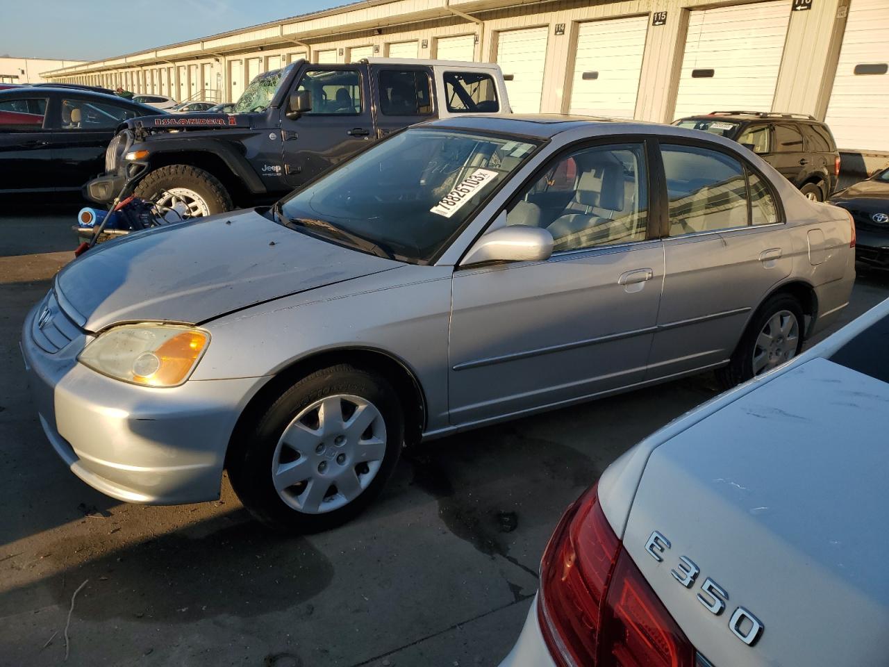 Image 1 of 2002 HONDA CIVIC EX 2002 with VIN 1HGES26812L009091
