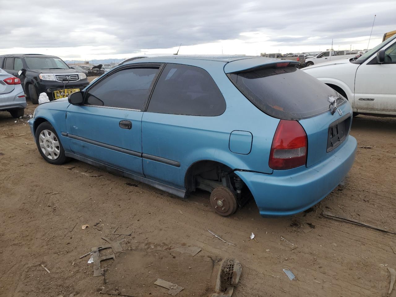 Image 2 of 1999 HONDA CIVIC DX 1999 with VIN 2HGEJ6340XH101955