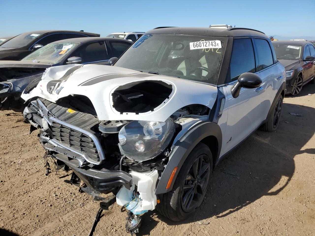 Image 1 of 2012 MINI COOPER S COUNTRYMAN 2012 with VIN WMWZC5C51CWL62808