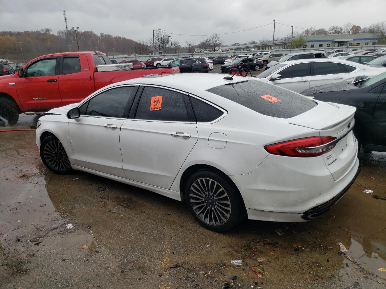 Image 2 of 2018 FORD FUSION TITANIUM/PLATINUM 2018 with VIN 3FA6P0D96JR188495