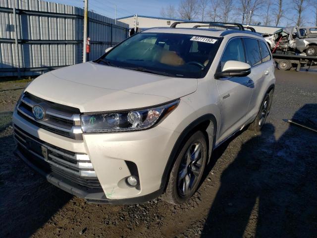 Image 1 of 2018 TOYOTA HIGHLANDER HYBRID LIMITED 2018 with VIN 5TDDGRFHXJS040356