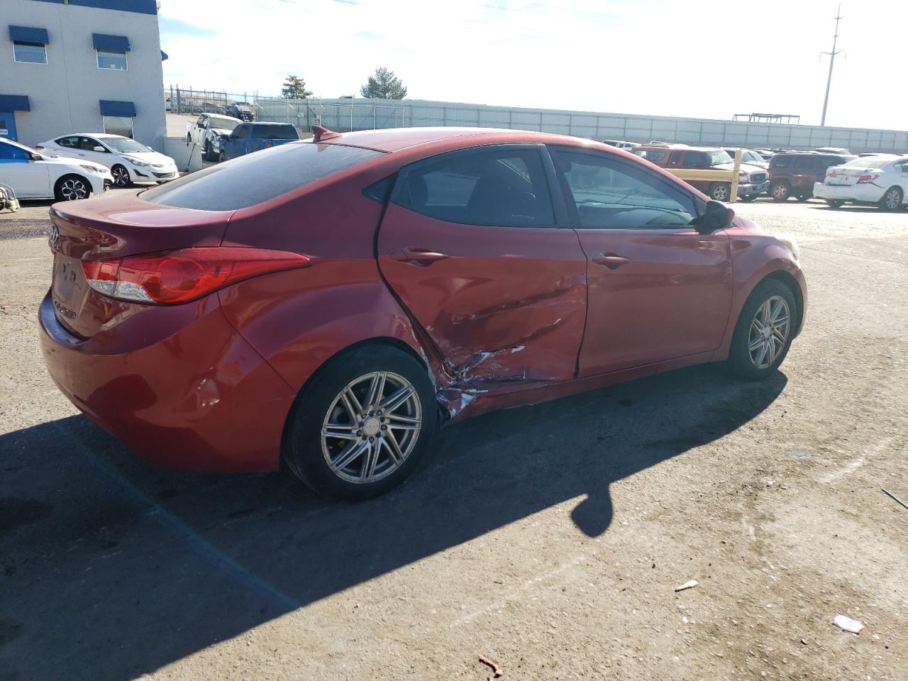 Image 3 of 2013 HYUNDAI ELANTRA GLS 2013 with VIN KMHDH4AE5DU500449