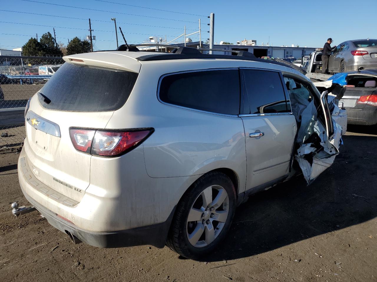 Image 3 of 2014 CHEVROLET TRAVERSE LTZ 2014 with VIN 1GNKVJKD5EJ236667