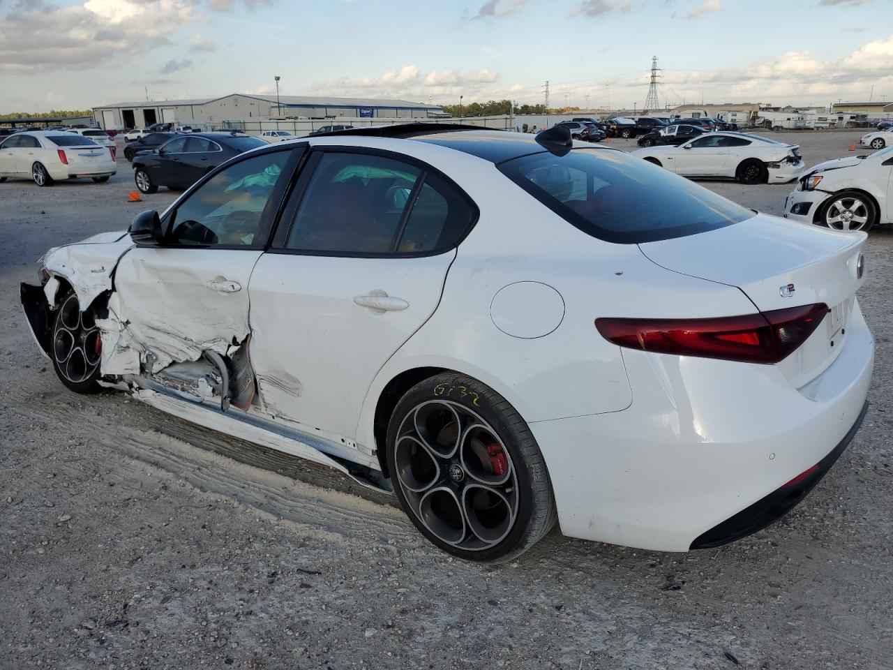 Image 2 of 2022 ALFA ROMEO GIULIA SUPER 2022 with VIN ZARFAMBN0N7665024